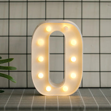 Ele-gate 3D LED Letters O Spotlight Lamp Decorative Lighting Alphabet Made in China