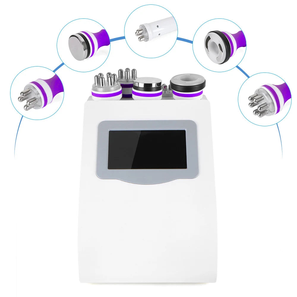 5 In1 Desktop Body Slimming Suction Machine Removal Belly Grease & Armpit Massage Compatible with IT US ZA CN Plugs