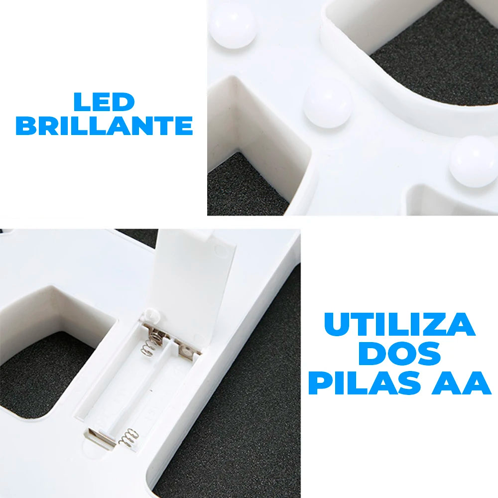 3D LED Light Warm Decorative Lighting Number 6 Design