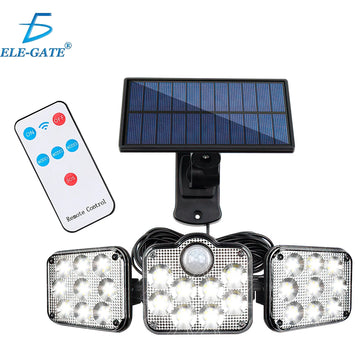 Waterproof Solar LED Lamp with Motion Sensor Energy Efficient Outdoor Lighting Solution
