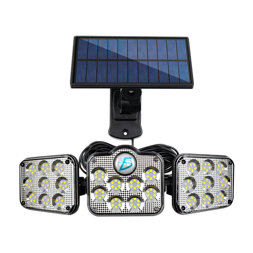 Waterproof Solar LED Lamp with Motion Sensor Energy Efficient Outdoor Lighting Solution