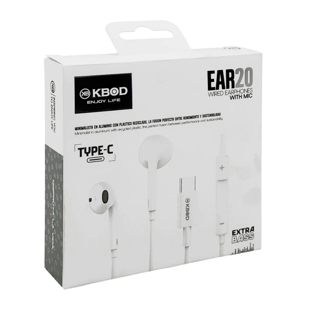 [GDL] 1pc Wired Earphones/Headphones with Type C Input and Microphone Variety of Functions Enjoy Life
