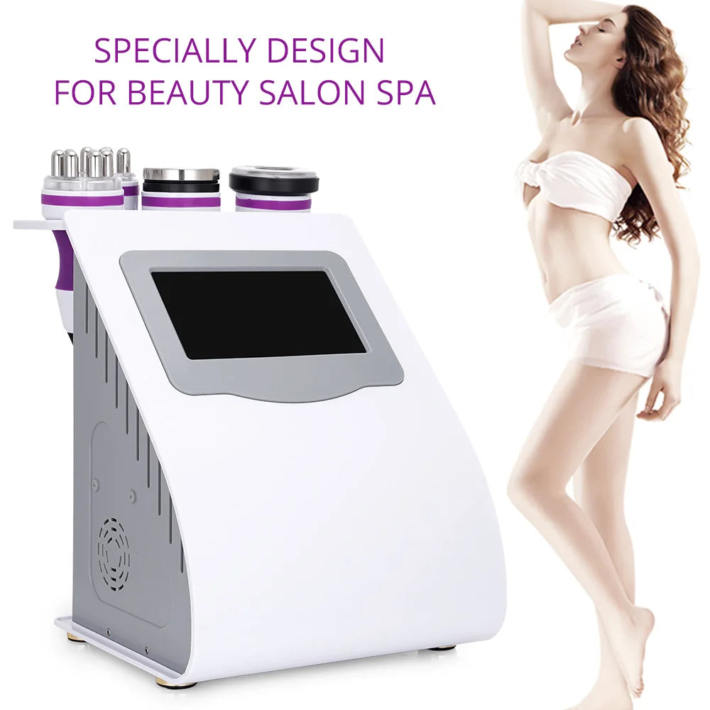 5 In1 Desktop Body Slimming Suction Machine Removal Belly Grease & Armpit Massage Compatible with IT US ZA CN Plugs