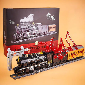 Infinite Steam Train Building Blocks - Kids' Creative Educational Assembly Model Toy, Ideal Birthday Gift for Children!