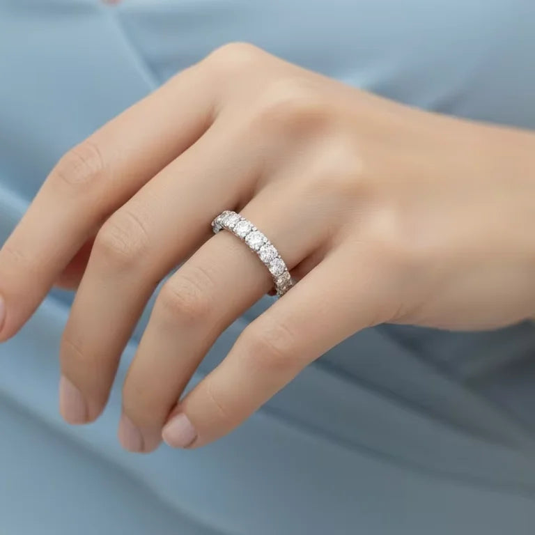 Minimal And Elegant The Eternal Promise Ring For Women's