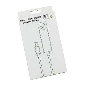 [GDL] Type C 2.0 to Gigabit Ethernet Adapter Converter USB Gadgets USB C Input to LAN Network RJ45