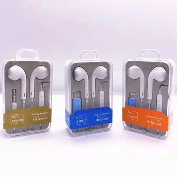 3.5mm Wired Earphones Bass Stereo Earbuds Sports Headphones with Mic Stereo Headset for IP Huawei PC
