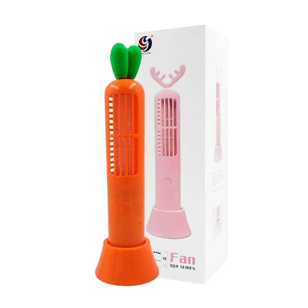 [GDL] Mini Portable USB Fan with Wearable Function 3-Speed Variety of Colors 5V Base and Ear Horn Design for Household Use