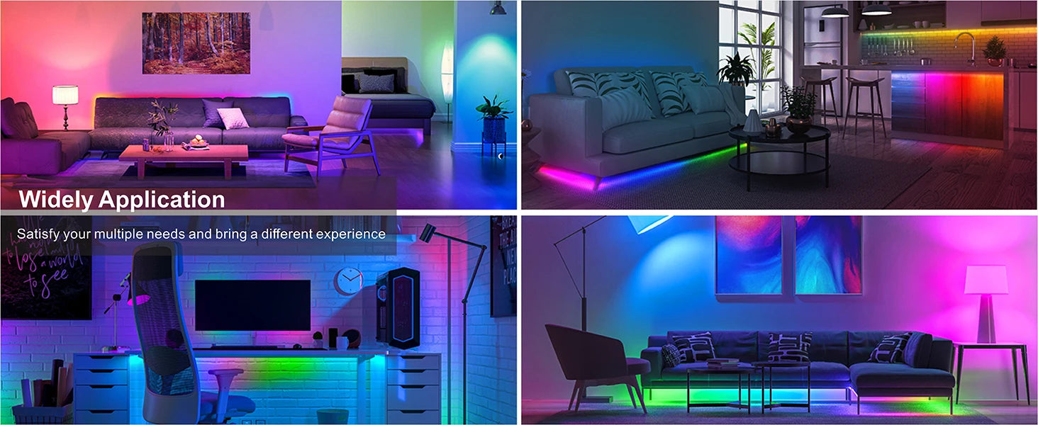 WS2812B WS2811 WS2815 WS2813 RGBIC LED Strip Lights 30/60/144 pixels per meter individually addressable smart  lights DC5V/12V