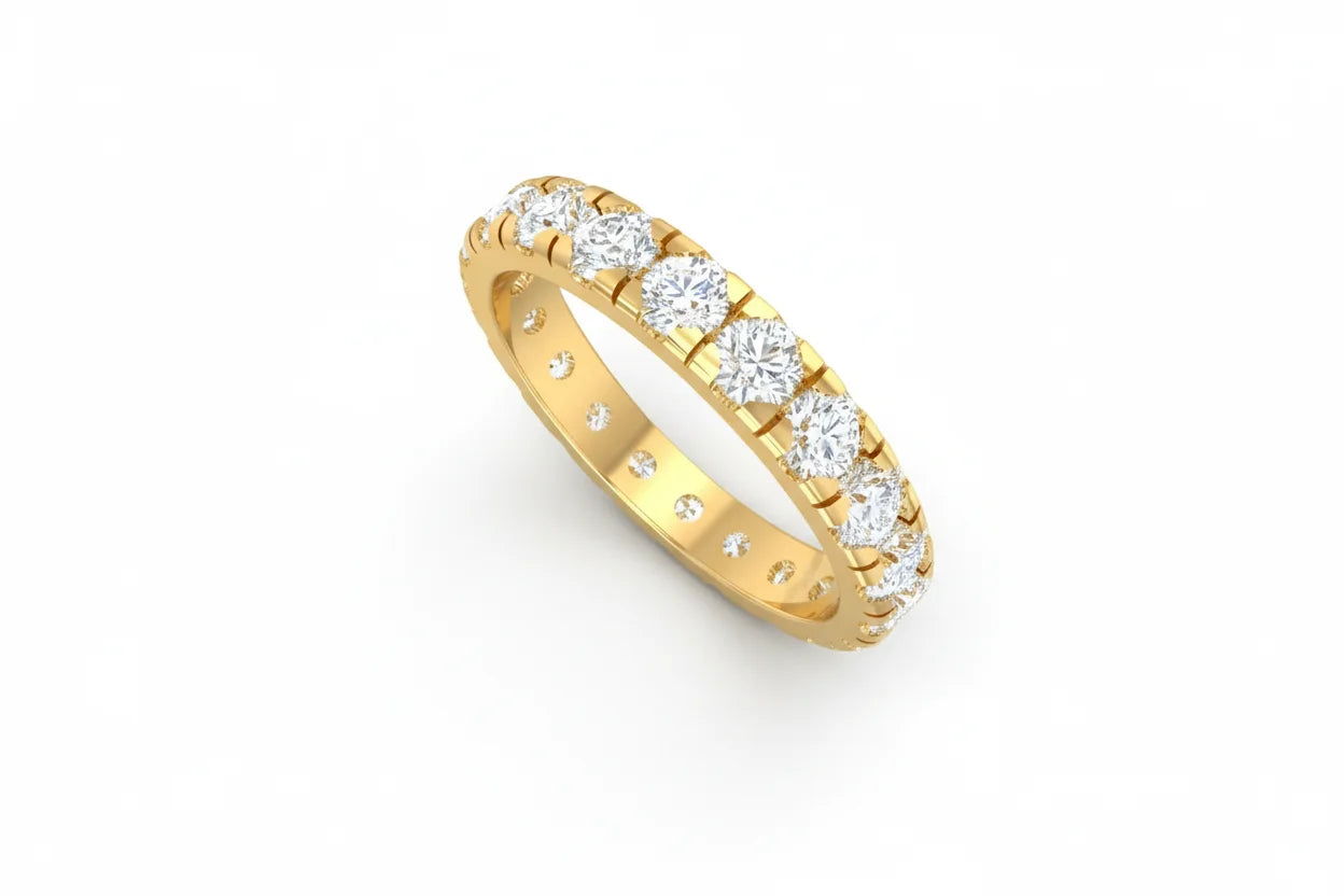 Minimal And Elegant The Eternal Promise Ring For Women's