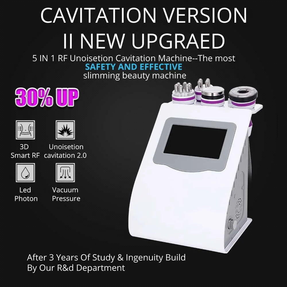 5 In1 Desktop Body Slimming Suction Machine Removal Belly Grease & Armpit Massage Compatible with IT US ZA CN Plugs