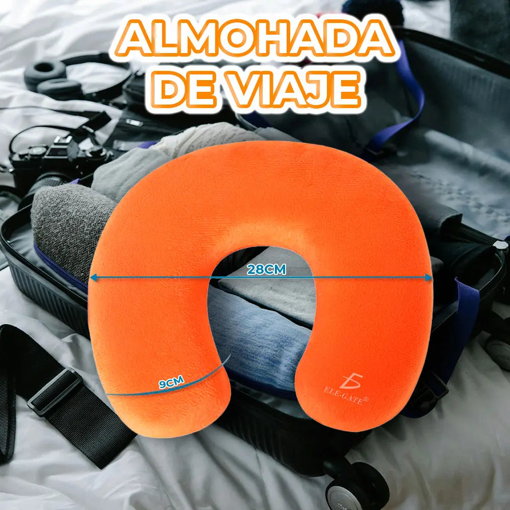 Portable U-Shaped Memory Foam Travel Pillow Car Wearable Neck Headrest Cooling Massage Cotton for Outdoor Use Customizable Logo