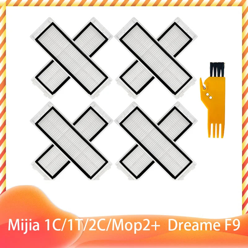 For Xiaomi Mijia 1C 1T 2C Mop 2 Pro + STYTJ01ZHM STYTJ03ZHM SKV4093GL SKV4073CN XMSTJQR2C Dreame F9 Filter Main Side Brush Mop