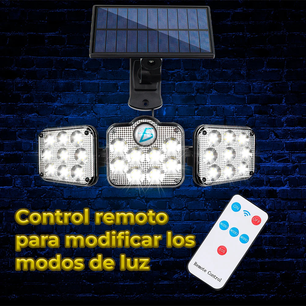 Waterproof Solar LED Lamp with Motion Sensor Energy Efficient Outdoor Lighting Solution