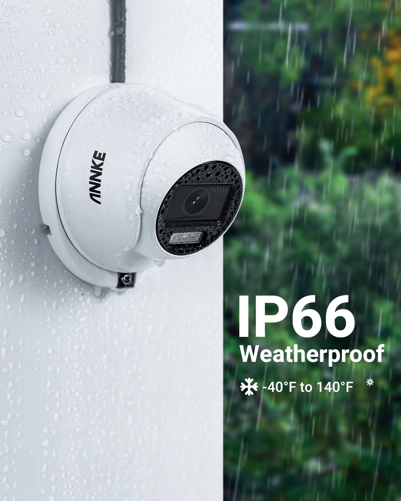 ANNKE NightChroma 8CH 5MP H.265+ DVR Security Camera System 4pcs 2MP 1080P Outdoor CCTV Cameras 5-in-1 DVR System