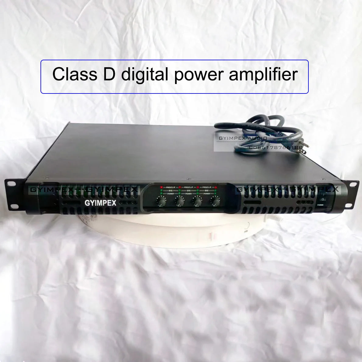 GYIMPEX AUDIO 4 Channel 1800watts 8ohm 3000w 4ohm Switching Power Amplifier