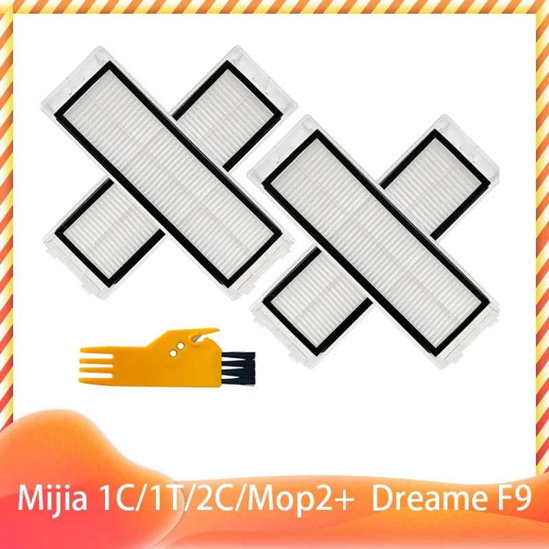 For Xiaomi Mijia 1C 1T 2C Mop 2 Pro + STYTJ01ZHM STYTJ03ZHM SKV4093GL SKV4073CN XMSTJQR2C Dreame F9 Filter Main Side Brush Mop