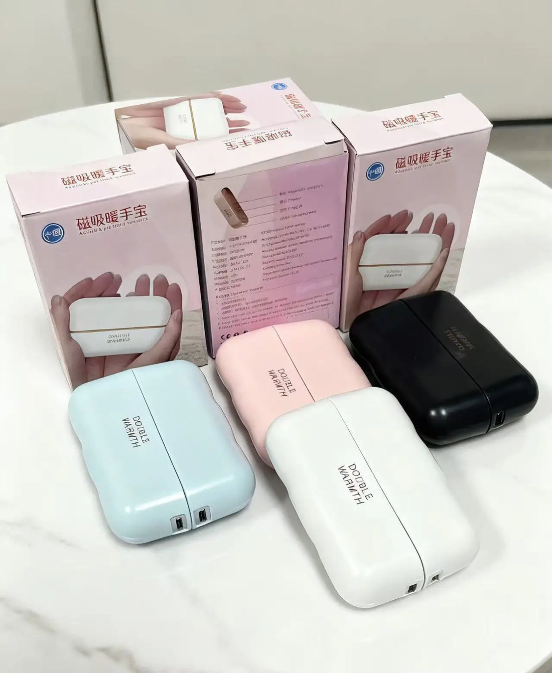 2IN1Hand Warmers Hot Selling Rechargeable Electric  Portable Pocket Heater 3 Levels Heating for Outdoor Sports Tech QS1