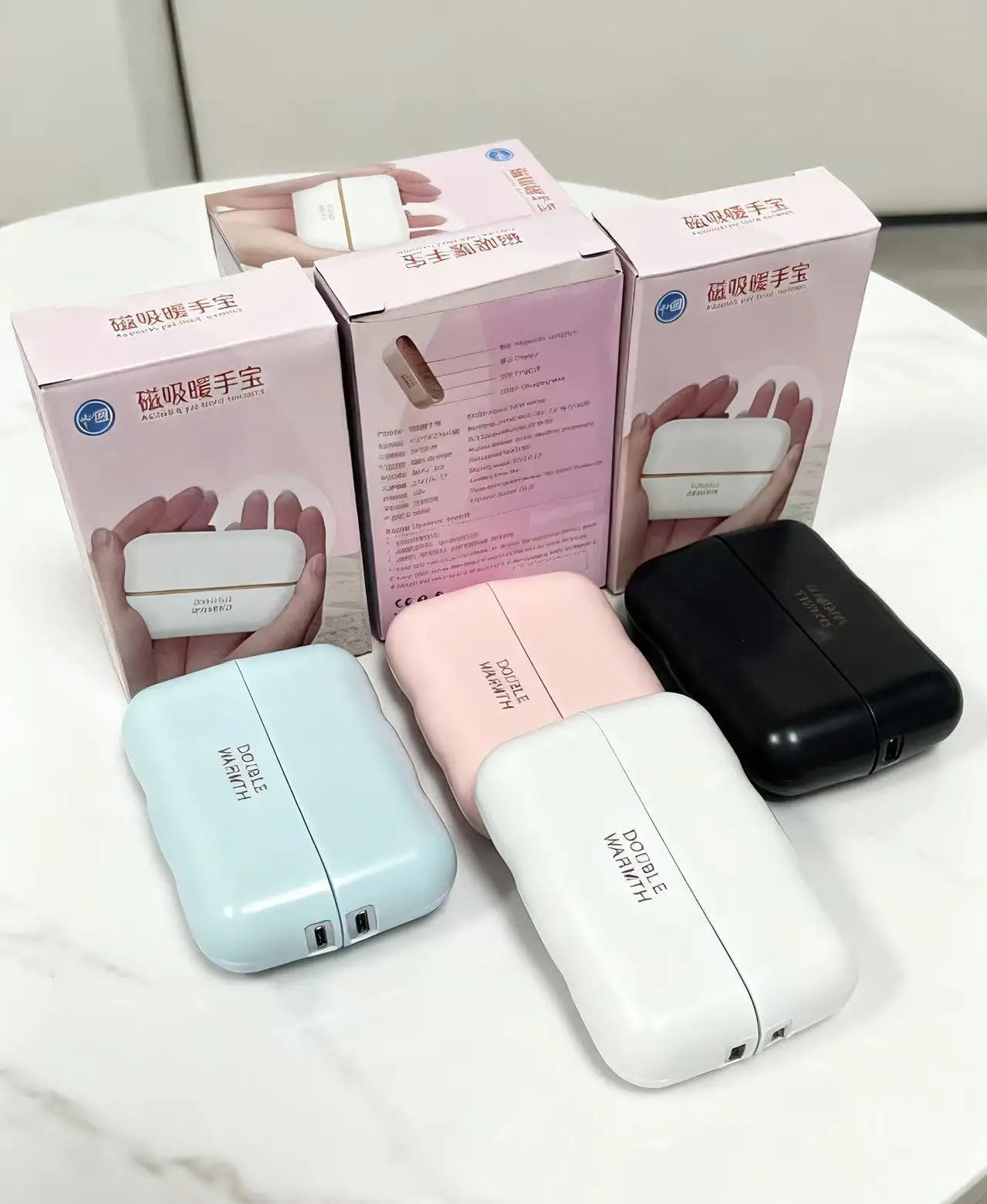 2IN1Hand Warmers Hot Selling Rechargeable Electric  Portable Pocket Heater 3 Levels Heating for Outdoor Sports Tech QS1