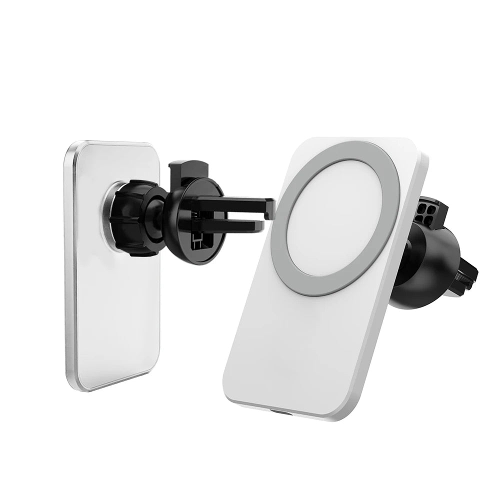 2025 New Arrivals Magnetic Car Charger Wireless Phone Holder Magnet 15W Fast Car Wireless Charger Adapter