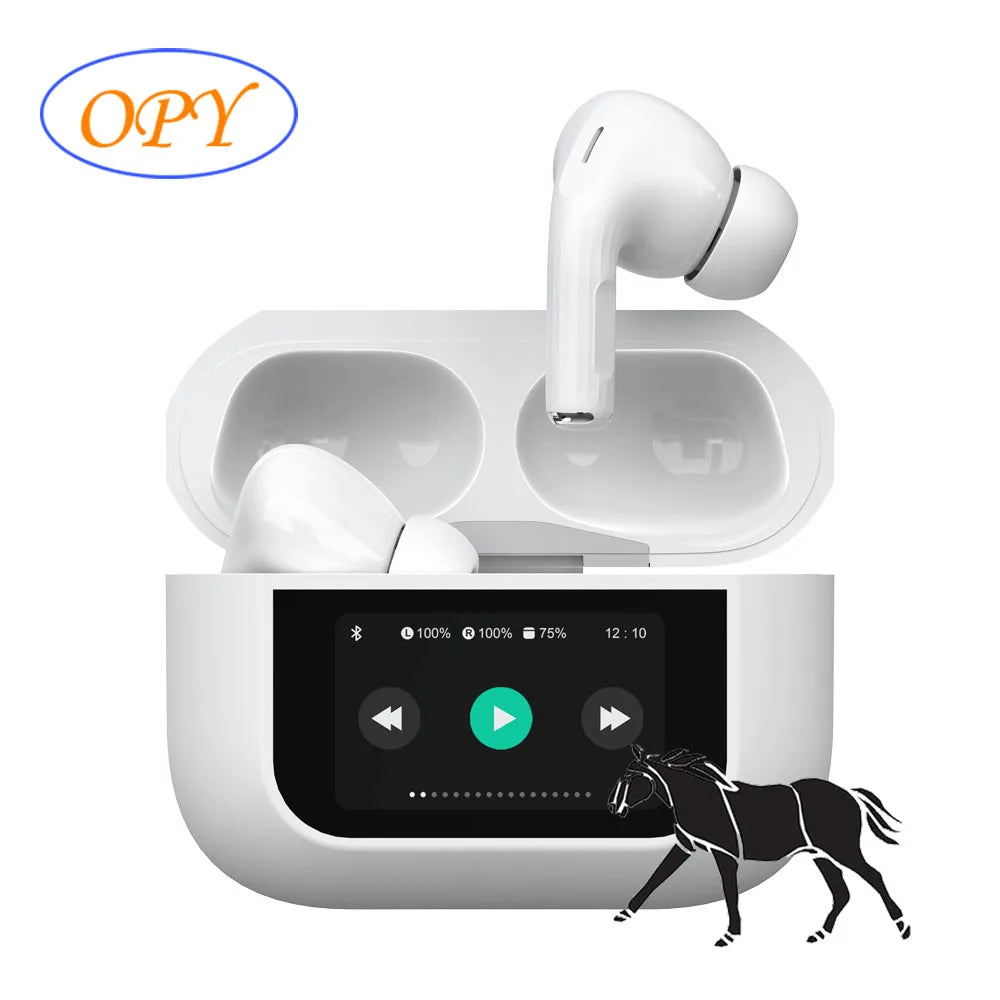 As6 Antinoise Wireless ANC In-Ear Earbuds with Digital Display JL Chipset Stage Monitor