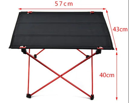 Durable Aluminum Alloy Outdoor Folding Table Portable for Camping and Paving Modern Design Style Foldable Outdoor Furniture