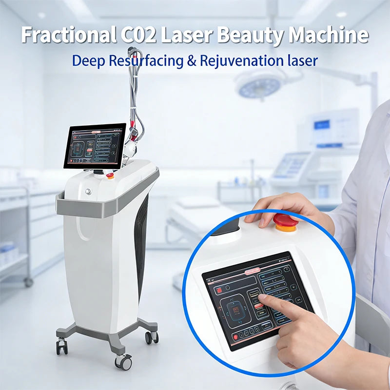 2026 Newest Fractional C02 Laser Beauty Machine Deep Resurfacing & Rejuvenation laser Face Lifting Pore Minimizer CE Certified