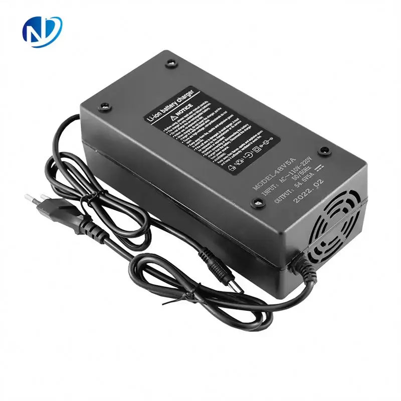 New 60V20AH Electric Bike Charger 48v Solar Charger Six-Stop Smart Lights 8A Output Scooters Cars E-Bikes 120W Power UK AU EU US