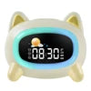 Rechargeable Smart Alarms Lcd Child Clock LED Night Wake-up Lights Usb and Lamps Rabbit Wholesales Table Clocks for Children