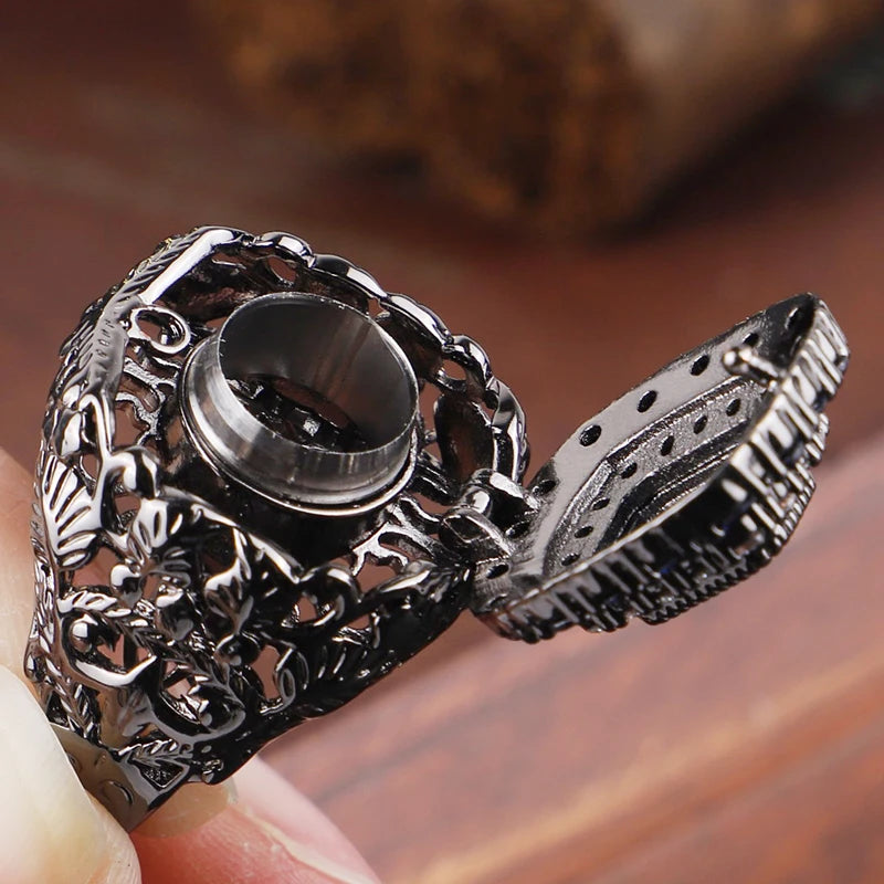 Professional Stainless Steel Cigar Punch Ring Portable Punch Cutter for Personal