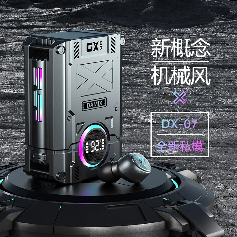 Ready to Ship Dx-07Tws Wireless Earphones Headphones Mecha Style In-ear Headphones Earbuds Wireless Power Bank Gaming Headsets