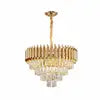 Hot Sale New Luxury Round Home Lighting Pendant Light Living Room Crystal Chandelier