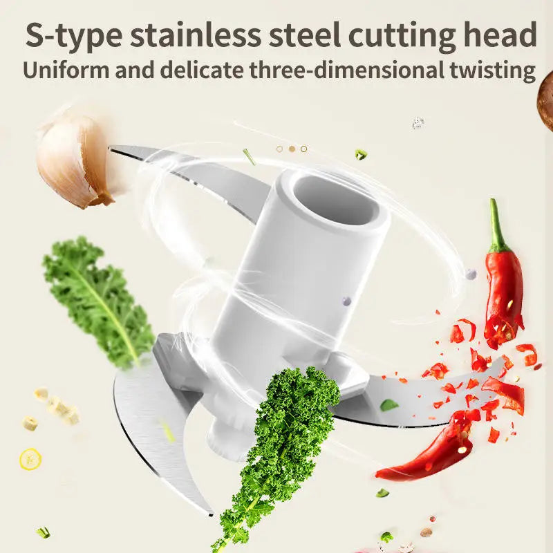 2024 New Arrivals Small Kitchen Appliances Meat Grinders Portable Food Fruit Mixer Meat Grinders Processor