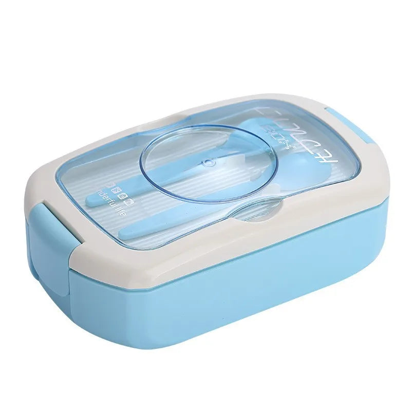 Wholesale Custom Rectangle Kids Lunch Box Set Bento BPA-Free Thermal Plastic with Bag and Water Bottle for School Food Storage