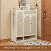 Modern Tall Standing Shoe Rack for Dormitories Apartments Space-Saving Multi-Layer Shoe Cabinet Dustproof Feature for Entryway