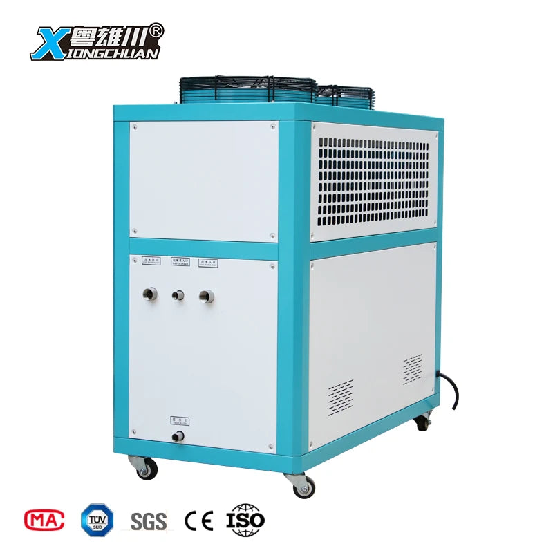 Xiongchuan 14 Ton Water Cooling Low Temperature Industrial Air 20HP Automatic Chiller 6 Protections 50805Kcal/h Cooling Capacity