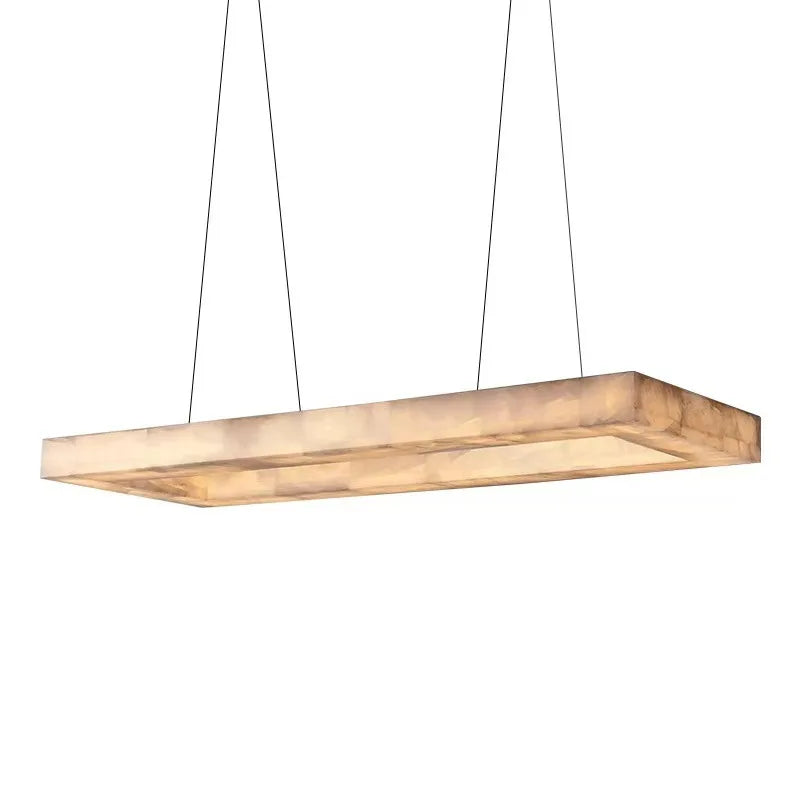 Manufacturers Wholesale High-grade Spanish Natural Marble Chandelier Designer Round Long Marble Lamp