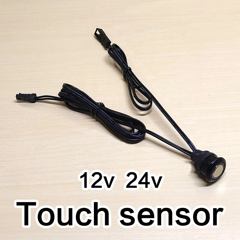 DC 5V-24V Touch Sensor Dimmer Switch for LED Strip Lights Stepless Brightness Control 12V/24V Rated Capacitive Type