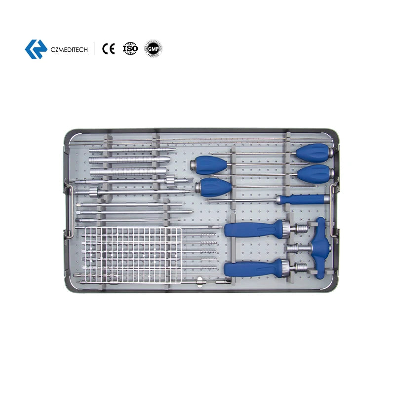 MEDITECH Orthopedic Implants Surgical Polyaxial Spine Minimally Invasive Pedicle Screw Instrument Set for 5.5mm Rod System