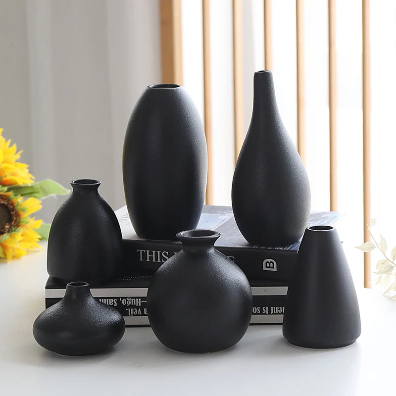 Ceramic Gift Flower Pots  Luxury  Nordic Moder Flowers Tall Teardrop Home Decor Coastal Swirls & Bubble Patterns Decorative Vase