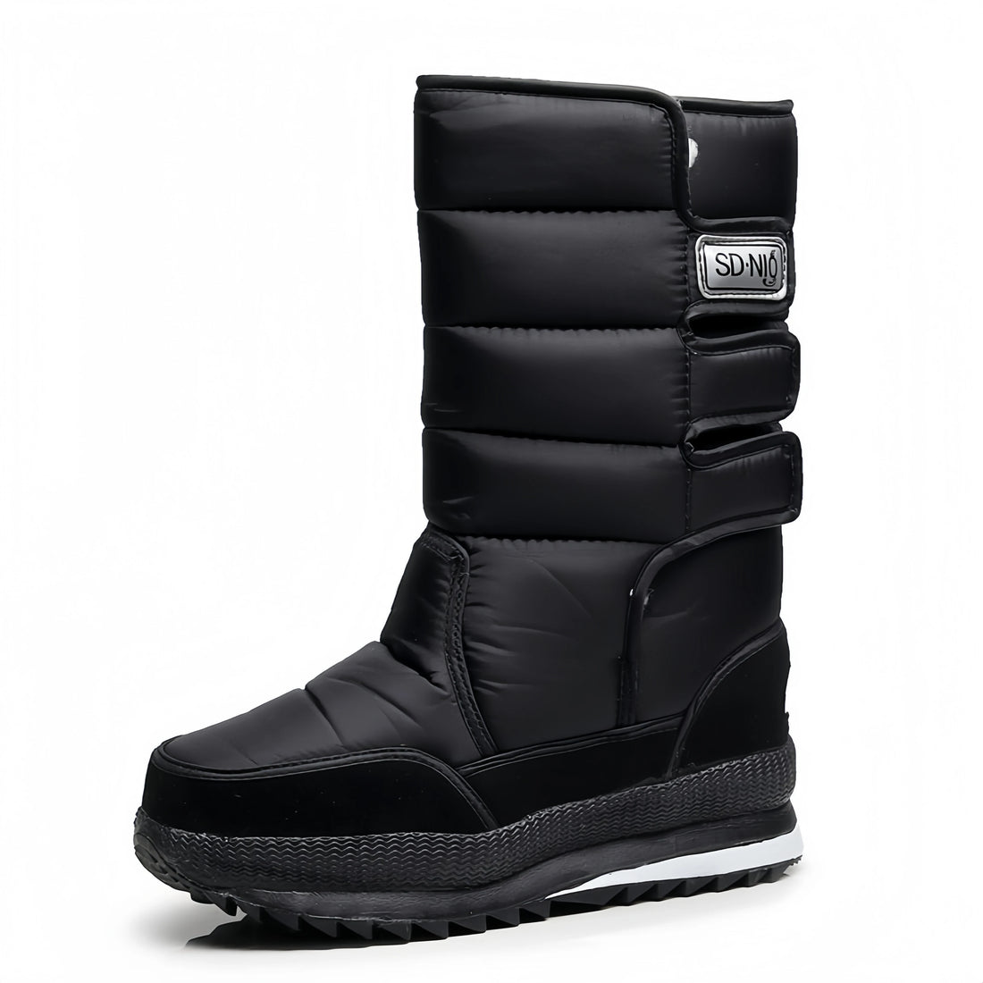 Men's Fashionable Winter Snow Boots with Thick Plush, Waterproof, Anti slip and Warm Functions, Comfortable and Versatile