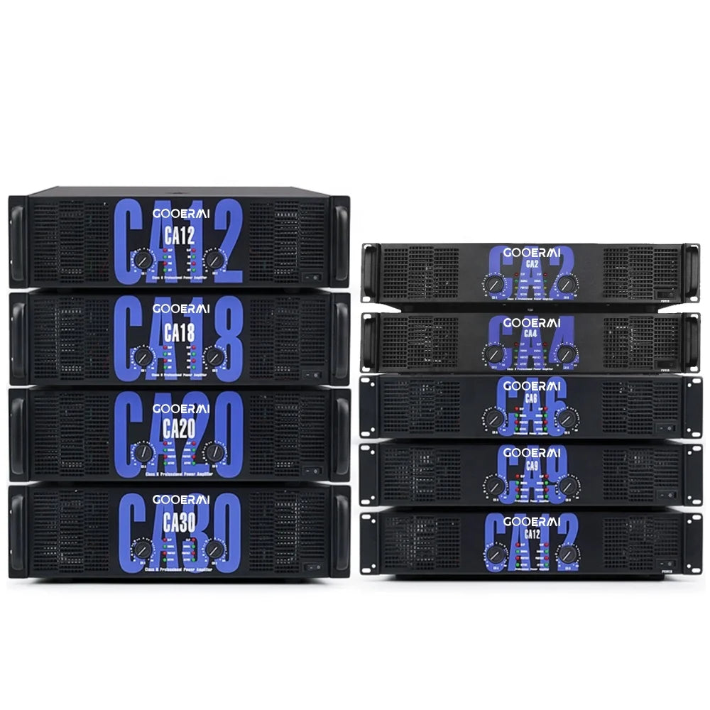 CA30 Good Quality Professional CA Amplifier CA30 3U Class H Amplifier 2 Channel Power Amplifier 1500W Amp for Music Stage