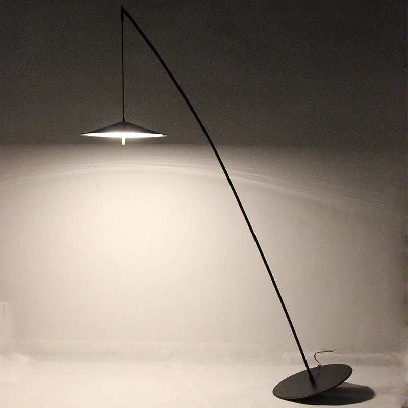 Post Modern Contracted Living Room Bedroom Sofa Beside Tumbler Fishing Floor Lamp