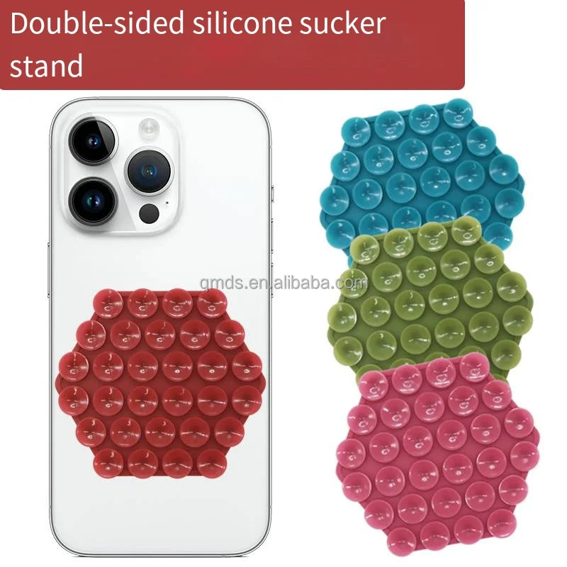 2024 Best-selling  Round Silicone Suction Cup Double-sided Silicone Suction Cup Suitable for Mobile Phone Fixing Devices