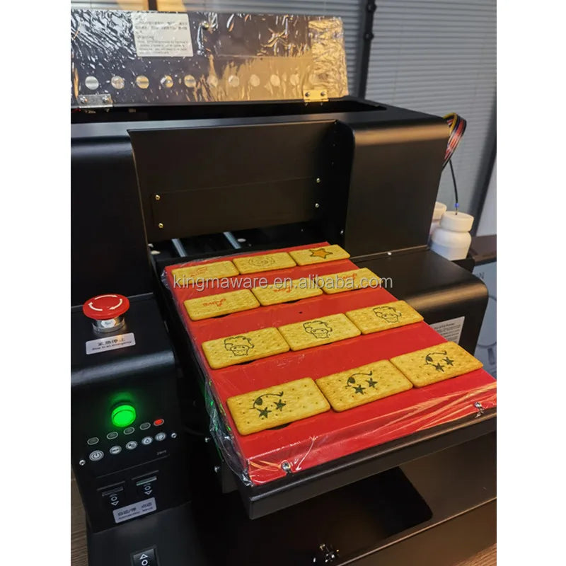 China Factory Direct to Sale A4 Mini Size Candy Cake Edible Printing Machines 6 Colors Coffee Cookie Biscuit Food Printer on Sal