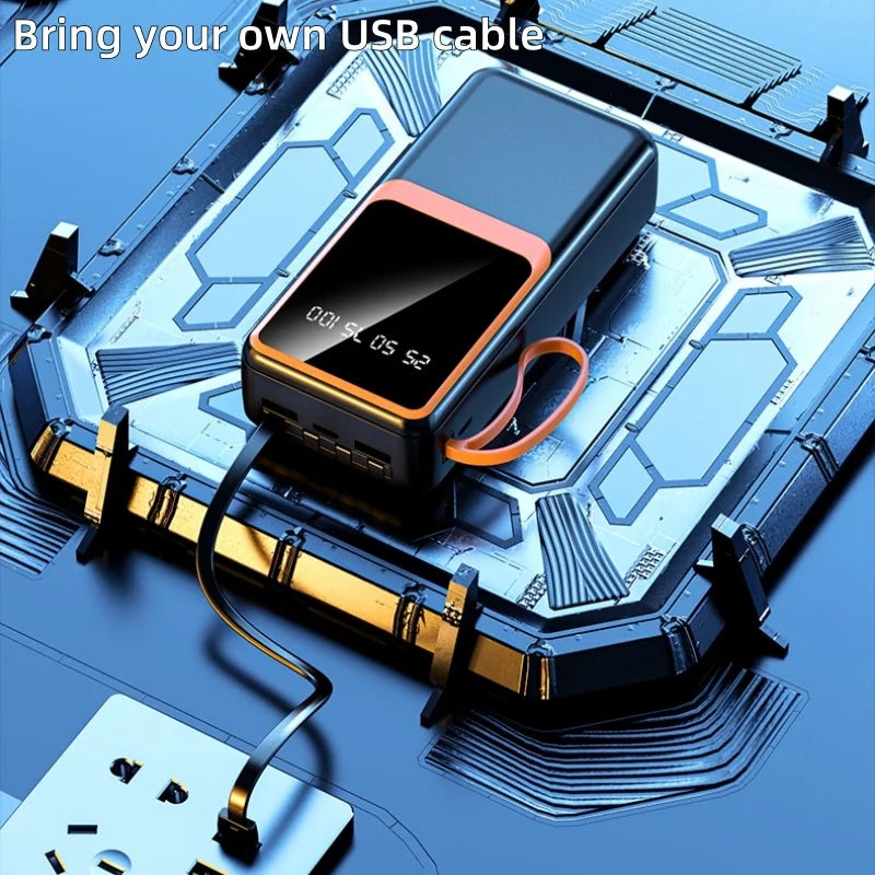 Large Capacity 40000mah Power Banks for Phone 2.1A Fast Charging Power Bank 40000mAh for Outdoors