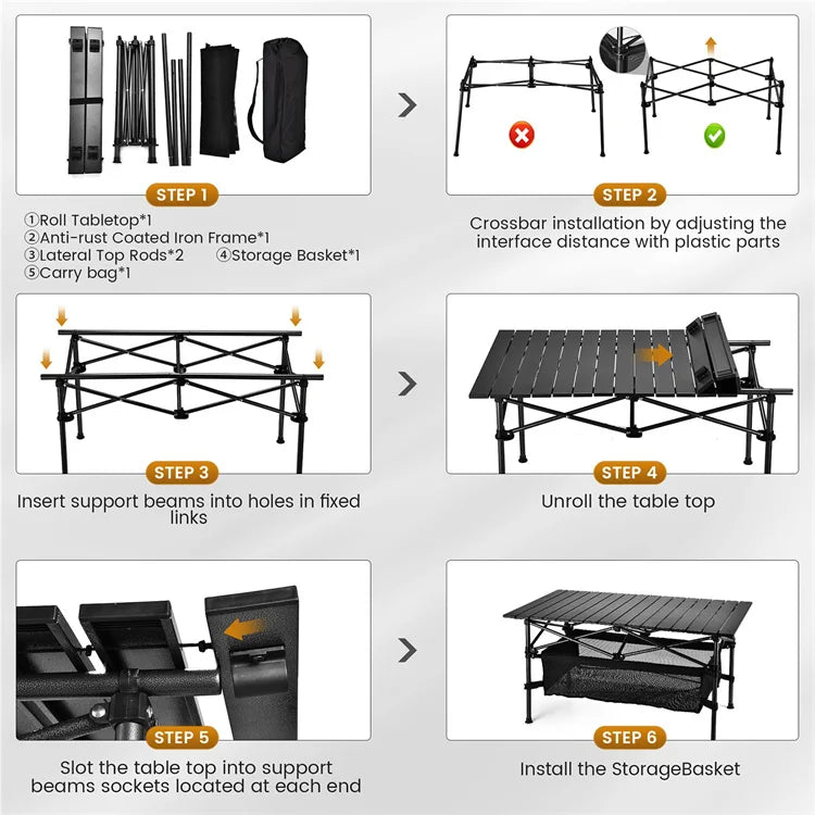 Ultralight Folding Beach Table Carry Bag Outdoor Cooking Picnic Camp Boat Travel Portable Camping Table