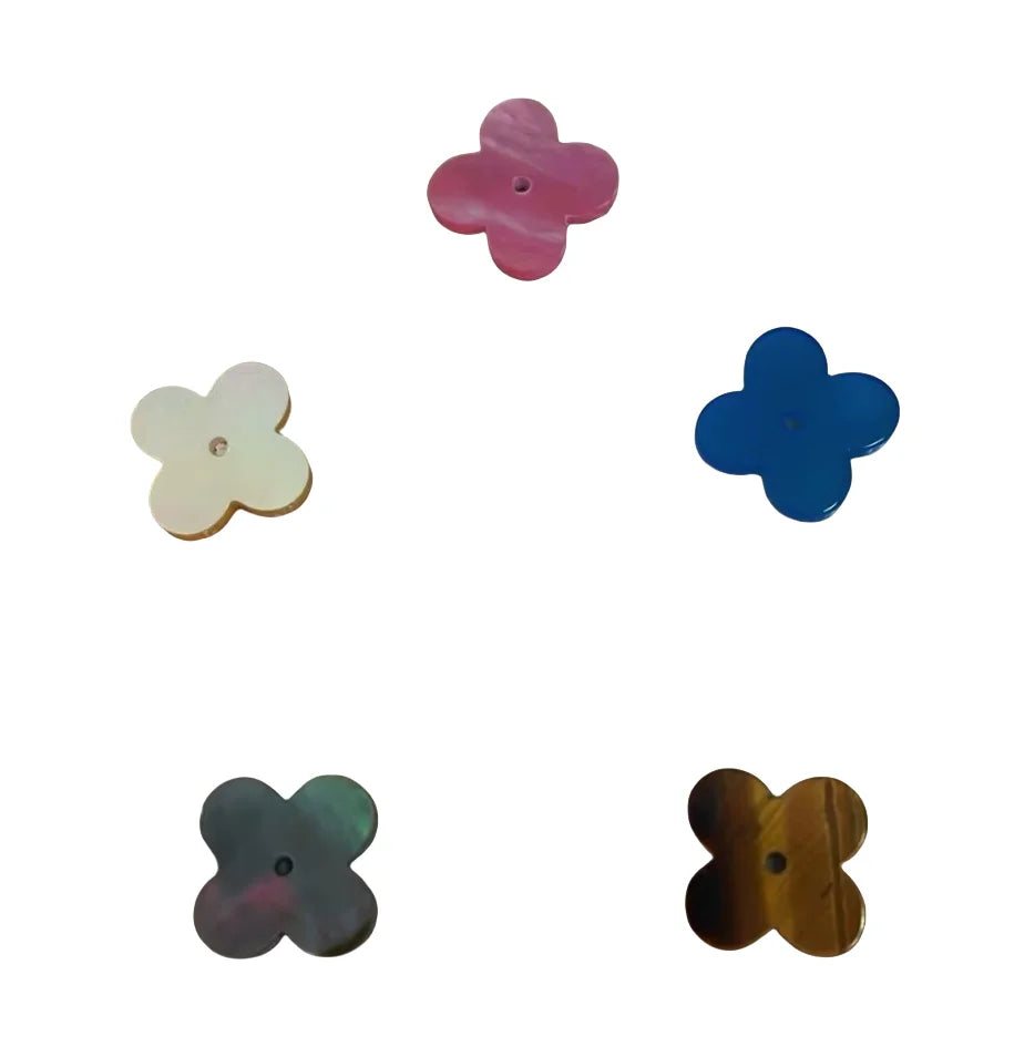 Luxury High Quality Fashion Chain Link Four Leaf Bracelets Femme 4-clover 15mm Flower Women's Bracelet