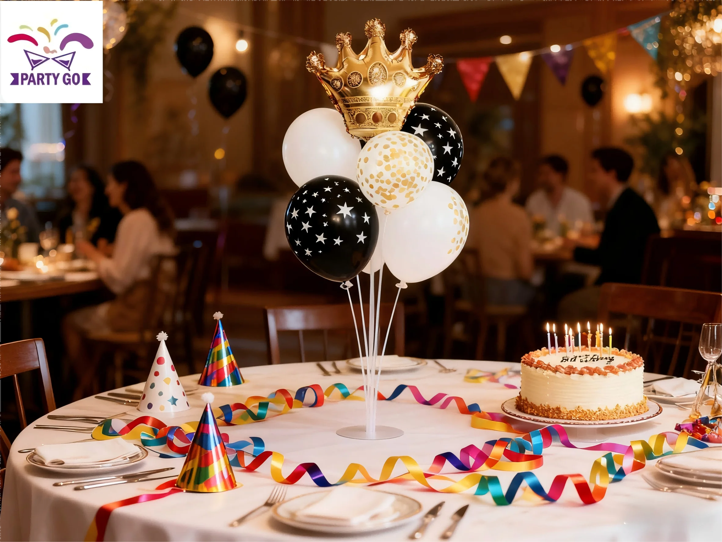 12 Sets of Balloon Stands for Table Float Without Helium Tank Balloon Decorations for Birthday Party Wedding Festival Xmas