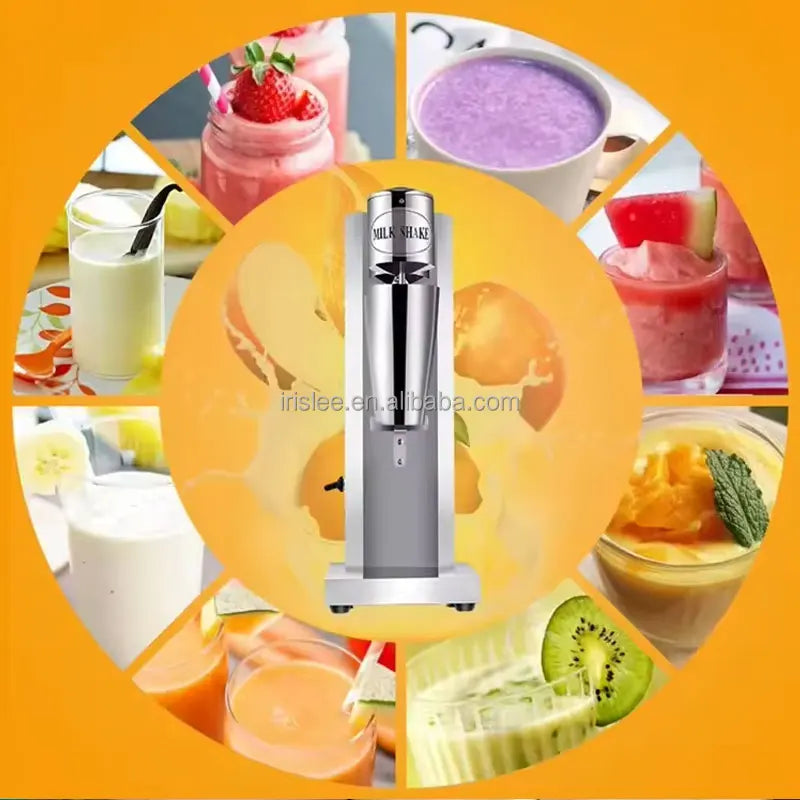 Milkshake Machine Stainless Multifunction Steel Soft Ice Cream Maker Blender Cocktail Drink Mixer